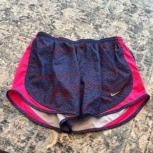 Nike Women's Athletic Shorts in Pink and Blue